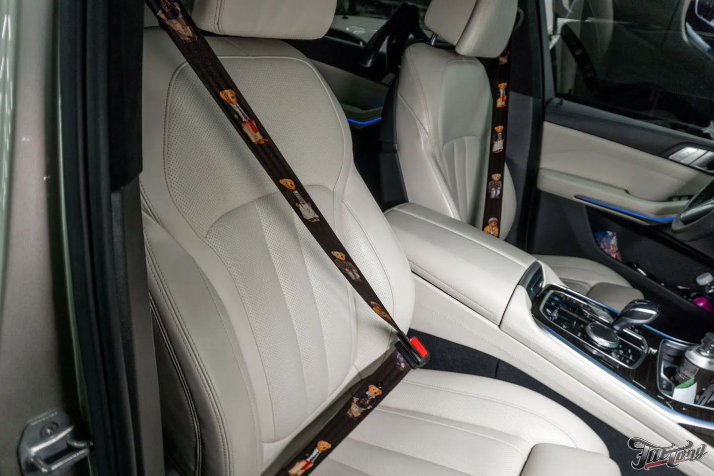Ремни безопасности с принтом плюшевых мишек Ralph Lauren для BMW X7
